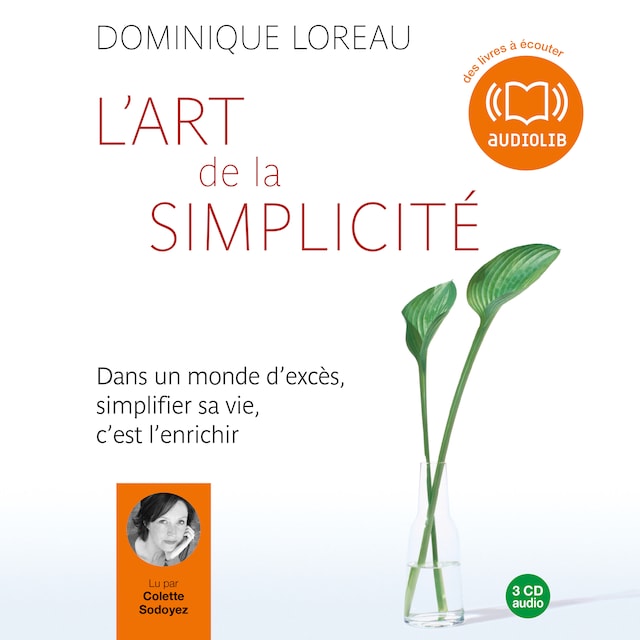 Book cover for L'art de la simplicité