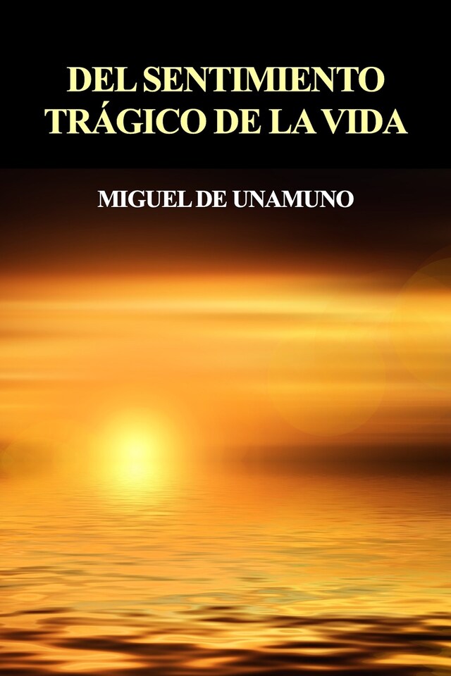 Buchcover für Del sentimiento trágico de la vida