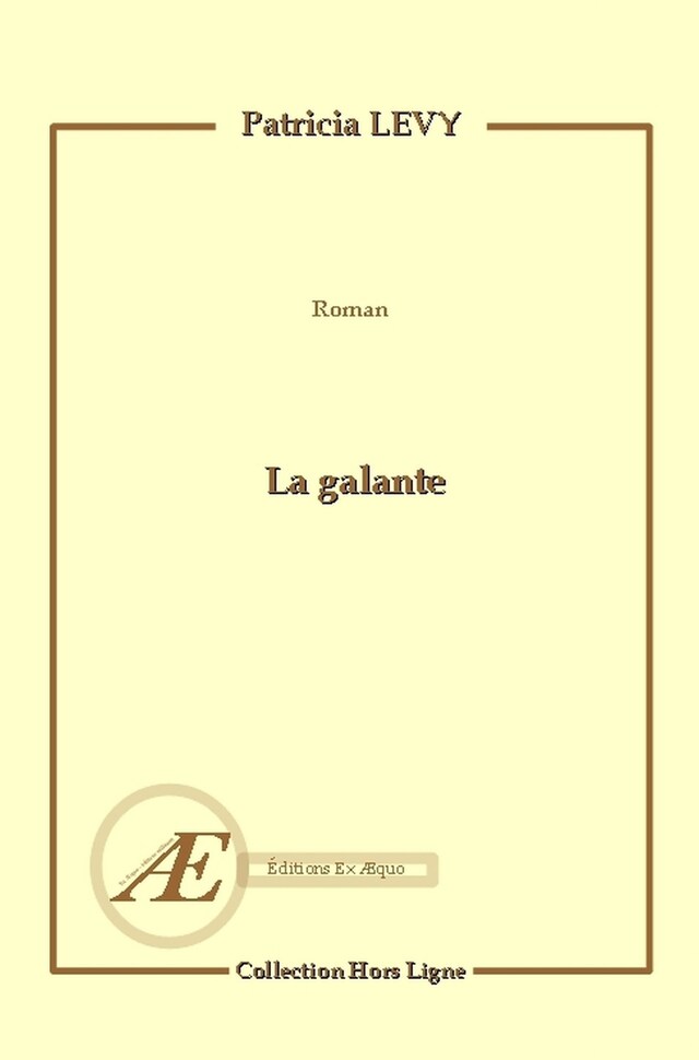 Book cover for La galante