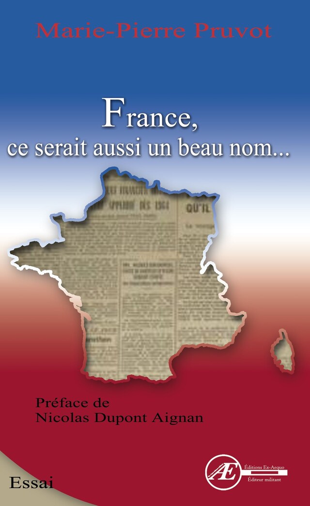 Portada de libro para France, ce serait aussi un beau nom