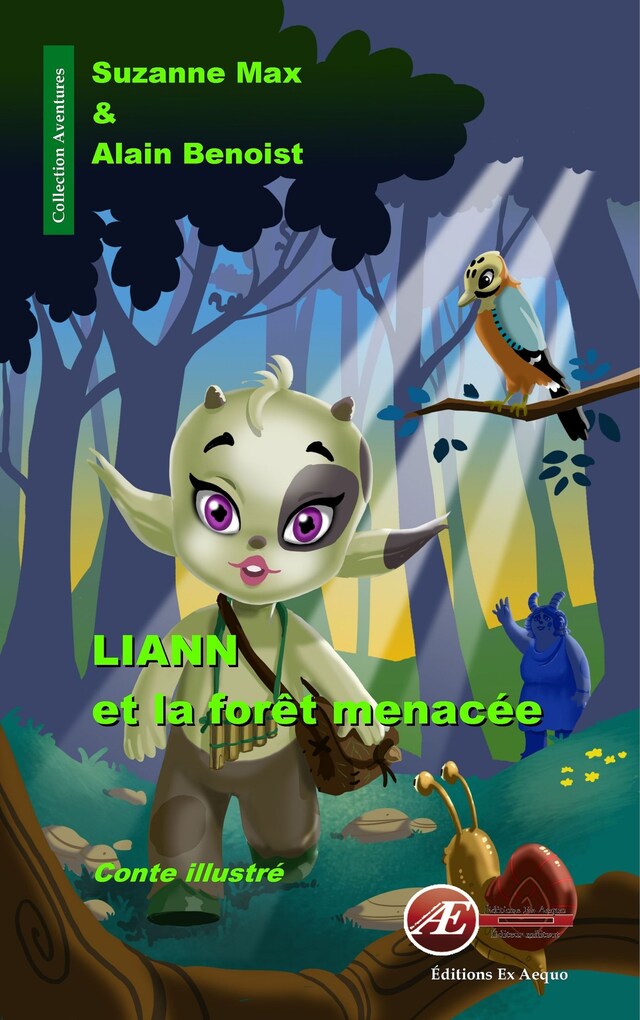 Book cover for Liann et la forêt menacée