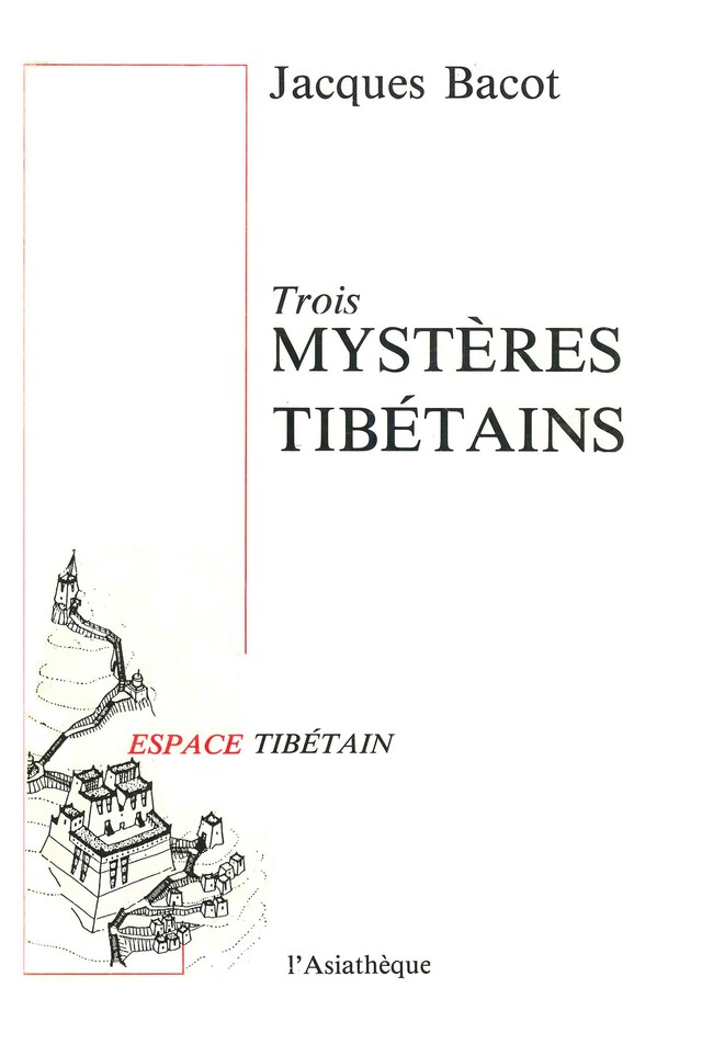 Portada de libro para Trois mystères tibétains