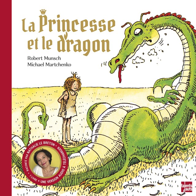 Couverture de livre pour La princesse et le dragon