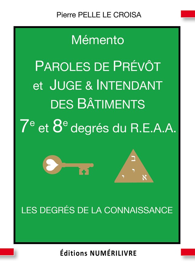 Kirjankansi teokselle Mémento 7e et 8e degrés du R.E.A.A.