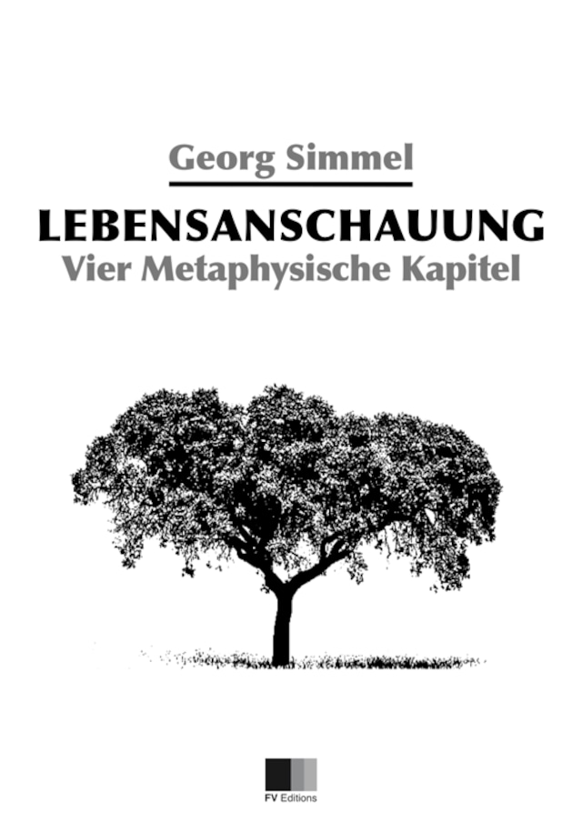 Book cover for Lebensanschauung : Vier Metaphysische Kapitel