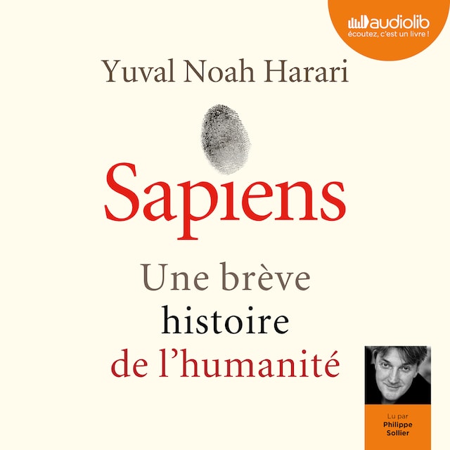 Couverture de livre pour Sapiens - Une brève histoire de l'humanité