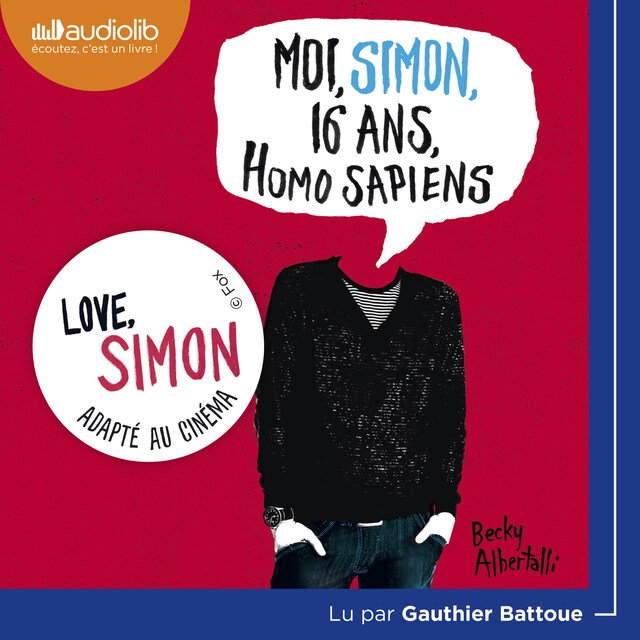 Book cover for Moi, Simon, 16 ans, Homo Sapiens