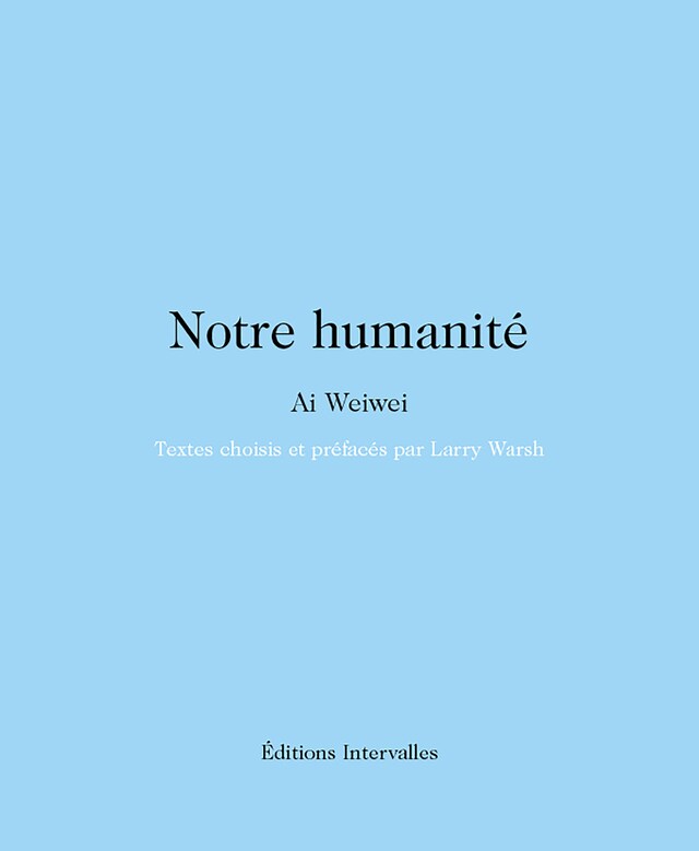Book cover for Notre humanité