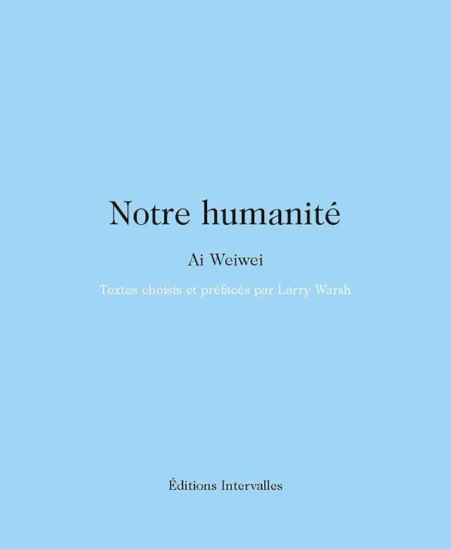 Buchcover für Notre humanité