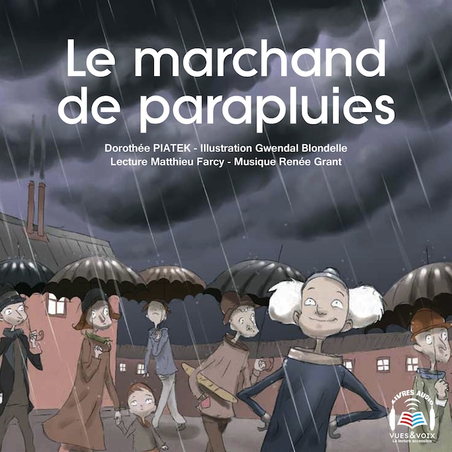 Kirjankansi teokselle Le marchand de parapluies