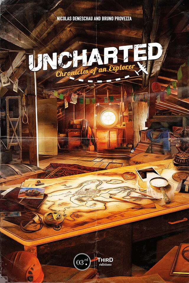 Book cover for The saga Uncharted