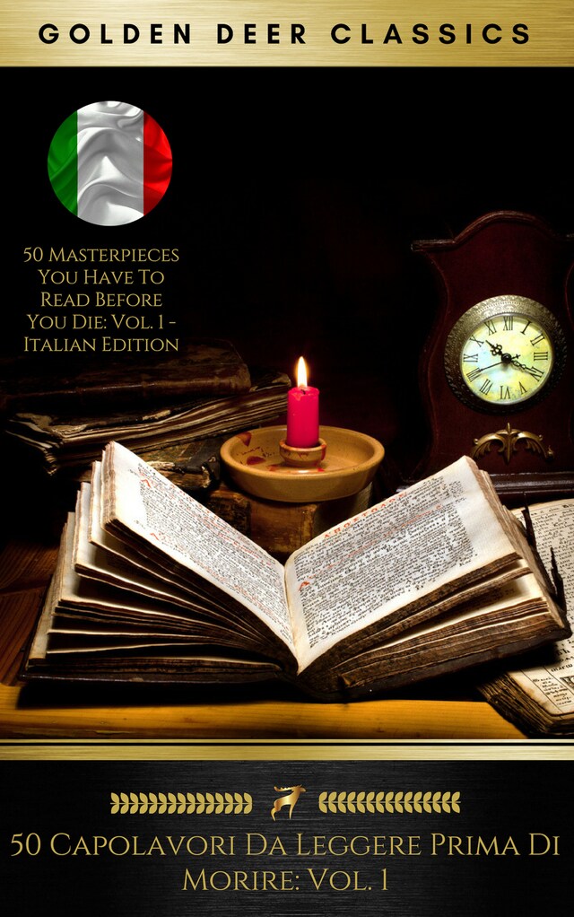 Book cover for 50 Capolavori Da Leggere Prima Di Morire: Vol. 1 (Golden Deer Classics)