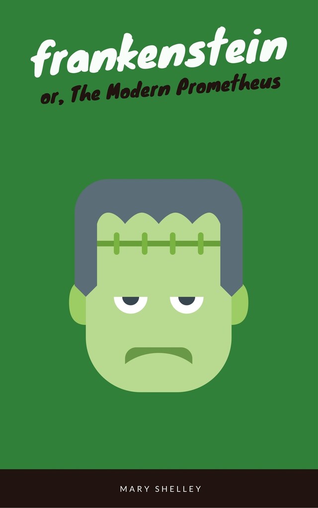 Book cover for Frankenstein (EverGreen Classics)