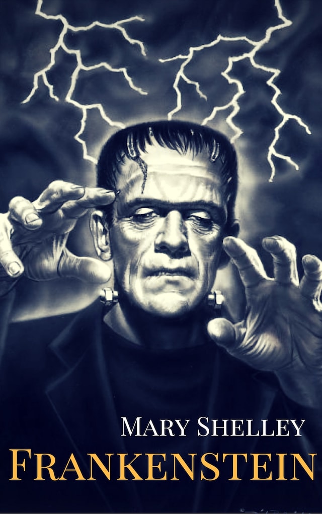 Book cover for Frankenstein