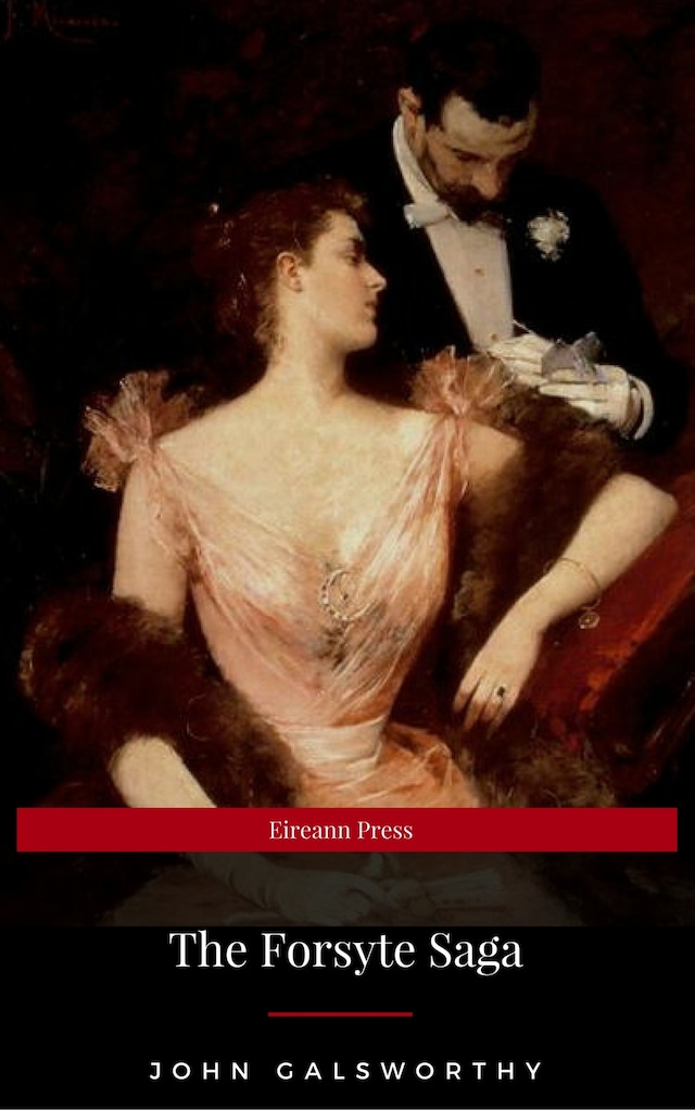 Book cover for The Forsyte Saga complete collection