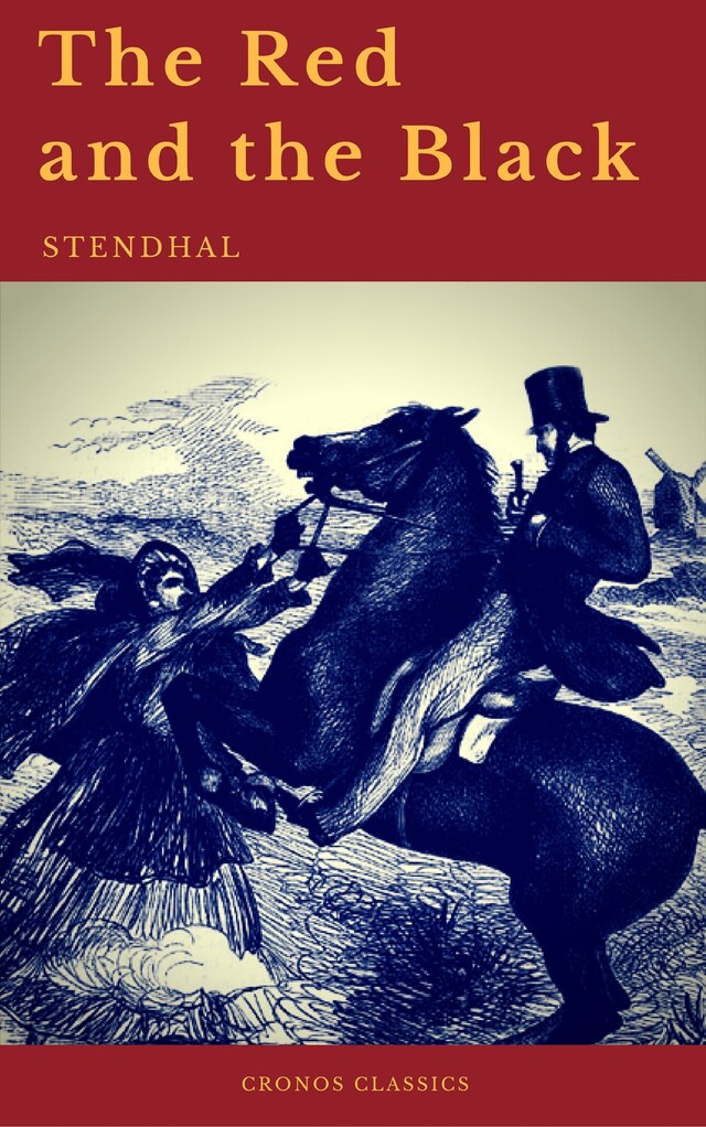 Kirjankansi teokselle The Red and the Black by Stendhal (Cronos Classics)