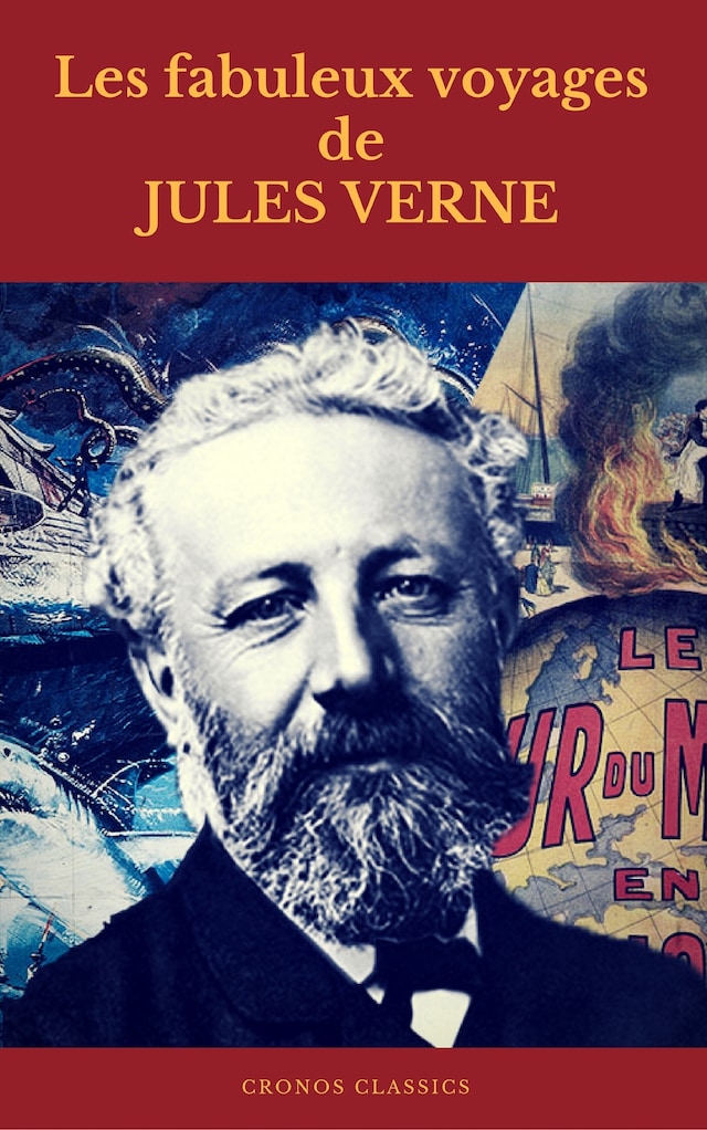 Book cover for Les fabuleux voyages de Jules Verne (Cronos Classics)