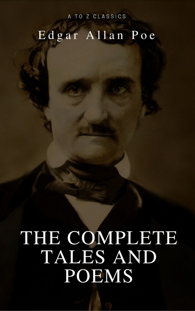 Book cover for Edgar Allan Poe: Complete Tales and Poems: The Black Cat, The Fall of the House of Usher, The Raven, The Masque of the Red Death...