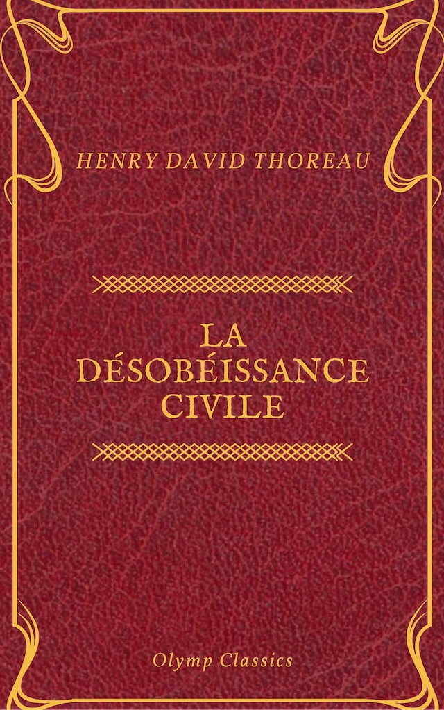 Kirjankansi teokselle La Désobéissance civile (Olymp Classics)