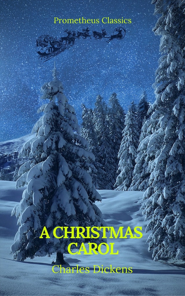 Book cover for A Christmas Carol (Best Navigation, Active TOC)(Prometheus Classics)