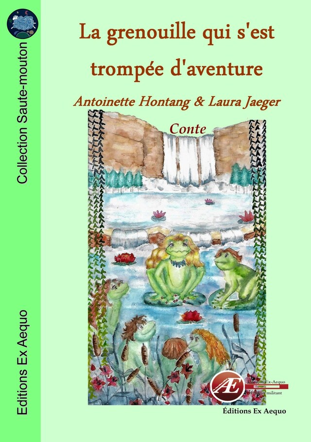 Buchcover für La grenouille qui s'est trompée d'aventure