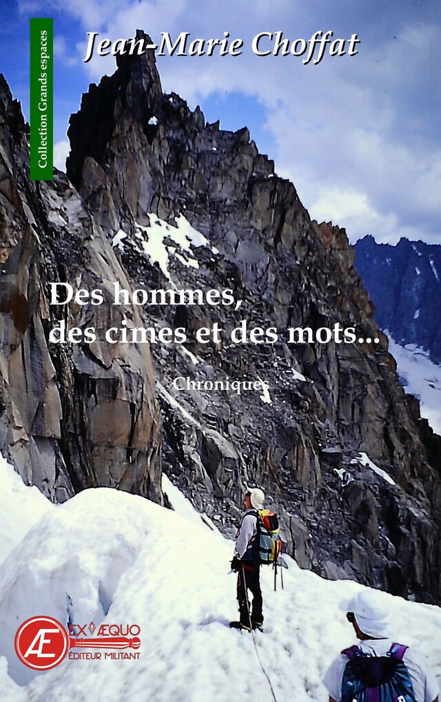 Boekomslag van Des hommes, des cimes et des mots