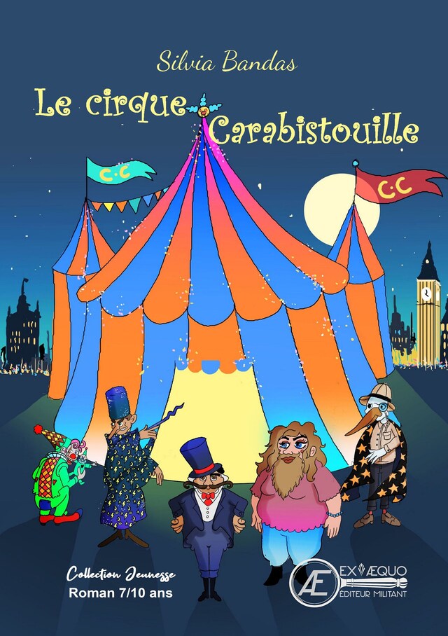 Portada de libro para Le cirque Carabistouille