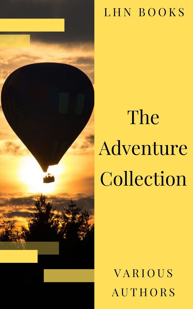 Kirjankansi teokselle The Adventure Collection: Treasure Island, The Jungle Book, Gulliver's Travels, White Fang...