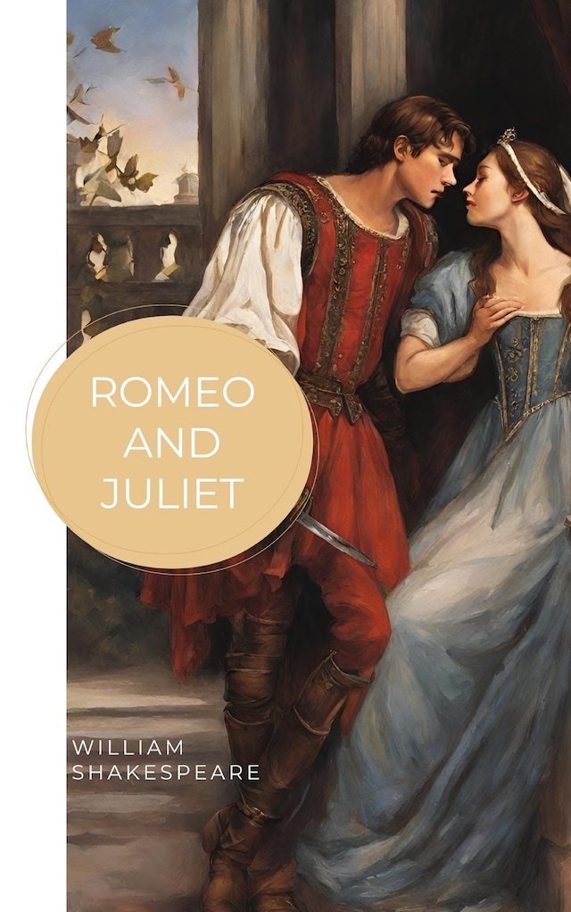 Kirjankansi teokselle Romeo and Juliet