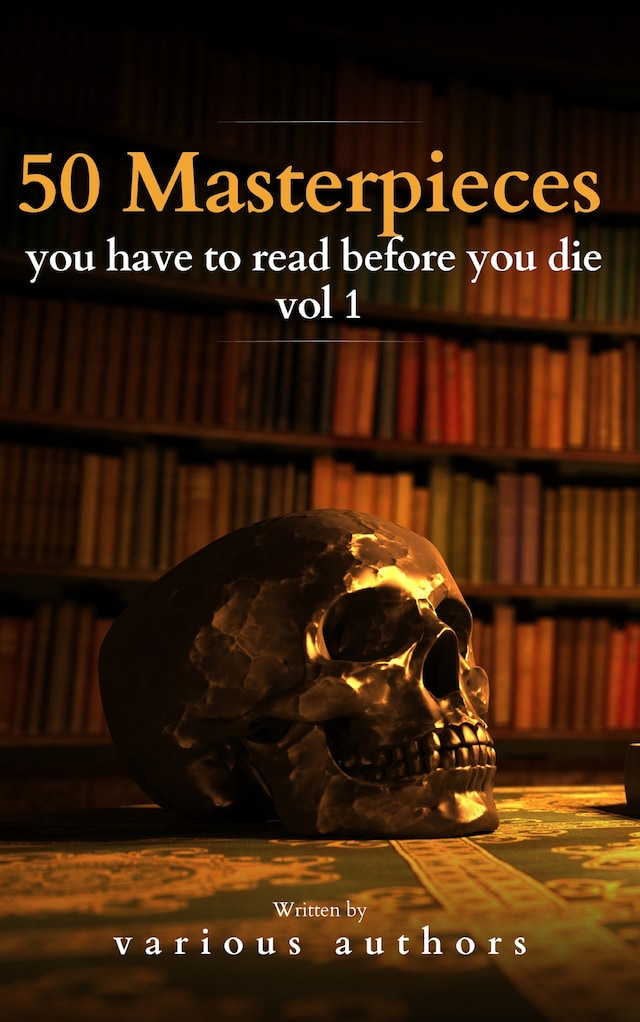 Copertina del libro per 50 Masterpieces you have to read before you die vol 1