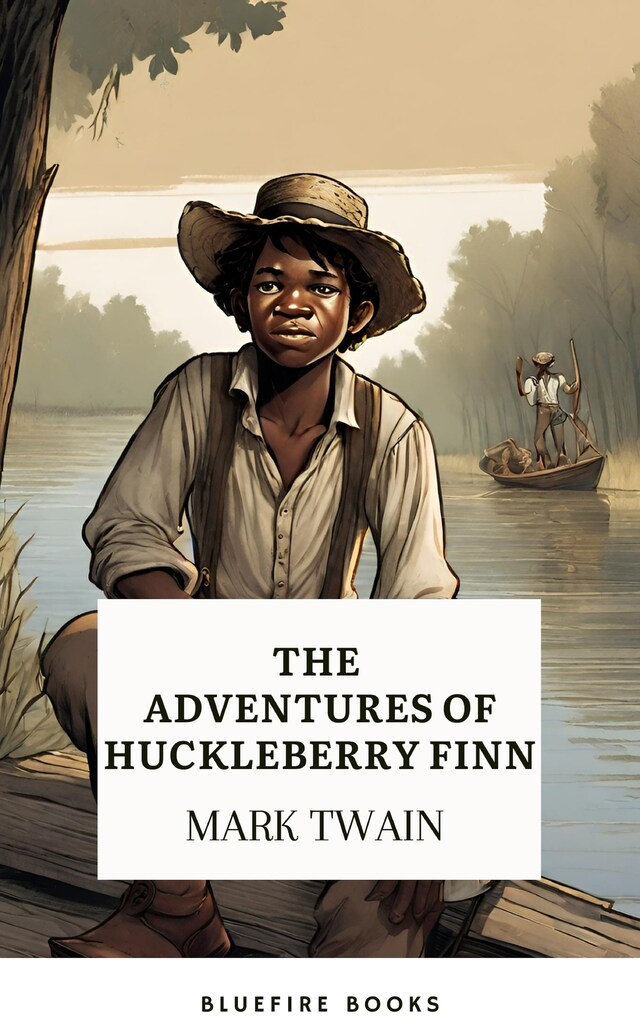 Book cover for The Adventures of Huckleberry Finn