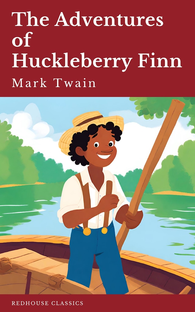 Book cover for The Adventures of Huckleberry Finn