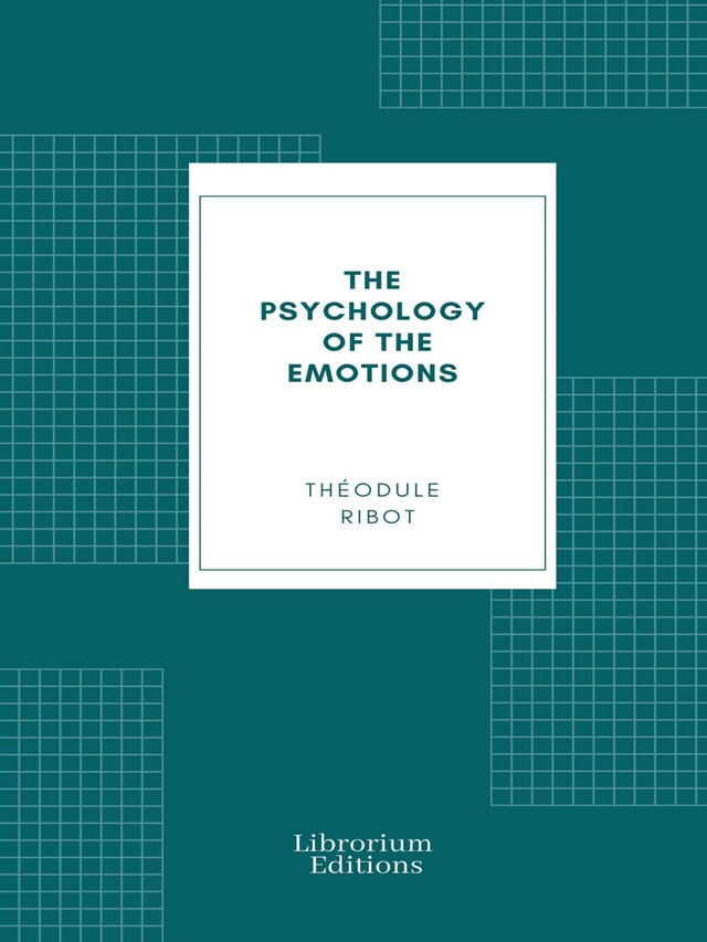 Kirjankansi teokselle The Psychology of the Emotions