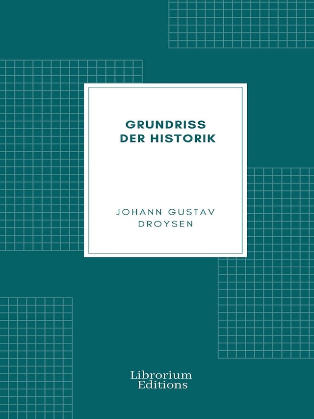 Buchcover für Grundriss der Historik