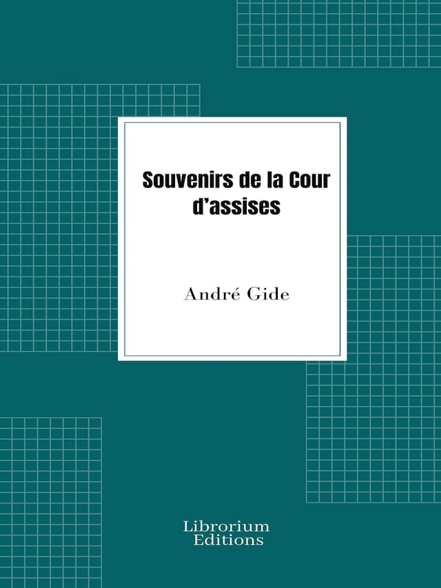 Buchcover für Souvenirs de la Cour d’assises