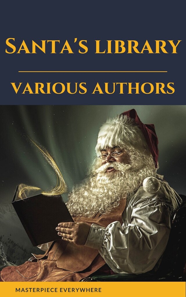 Portada de libro para Santa's library (Illustrated Edition)