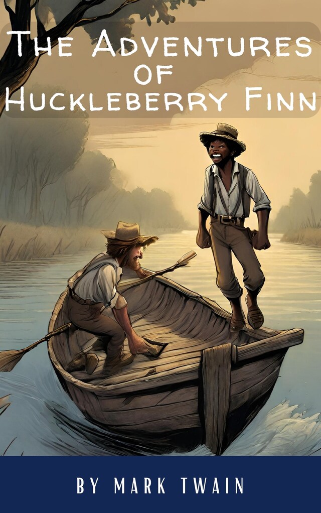 Book cover for The Adventures of Huckleberry Finn