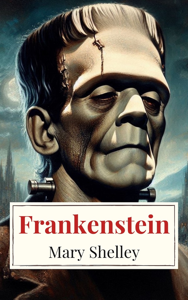 Book cover for Frankenstein