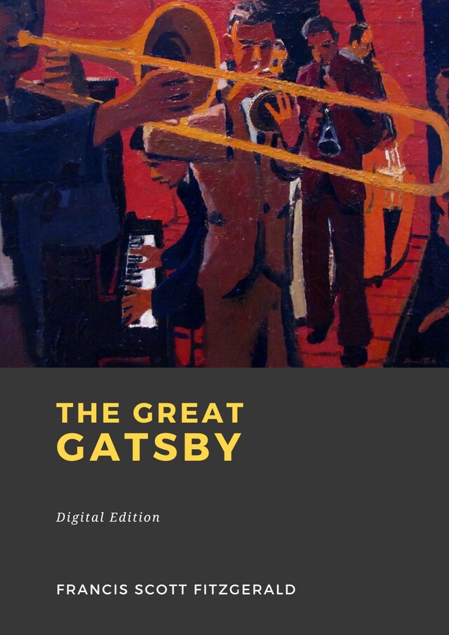 Book cover for The Great Gatsby