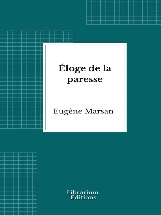 Bogomslag for Éloge de la paresse