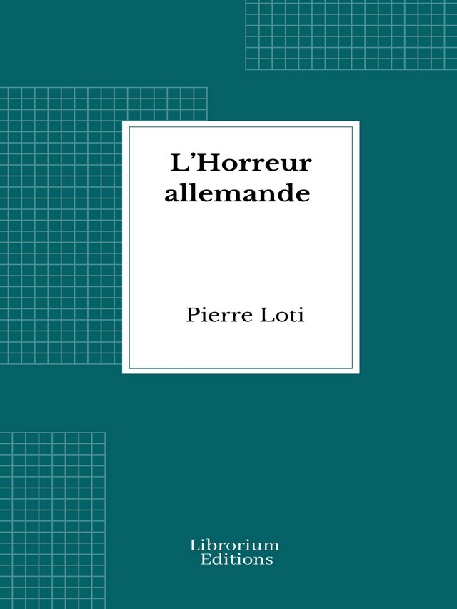Book cover for L’Horreur allemande
