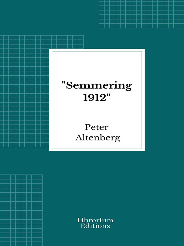 Portada de libro para "Semmering 1912"