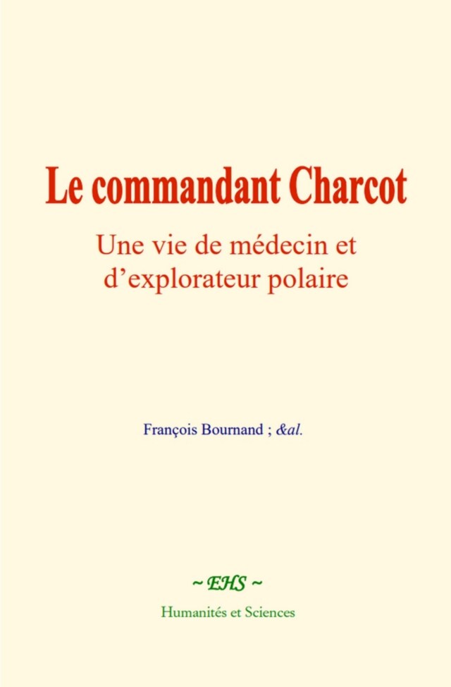 Book cover for Le commandant Charcot