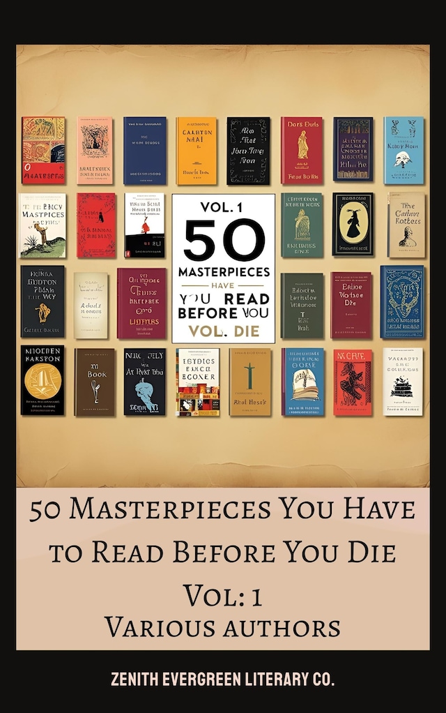 Book cover for 50 Masterpieces you have to read before you die vol: 1