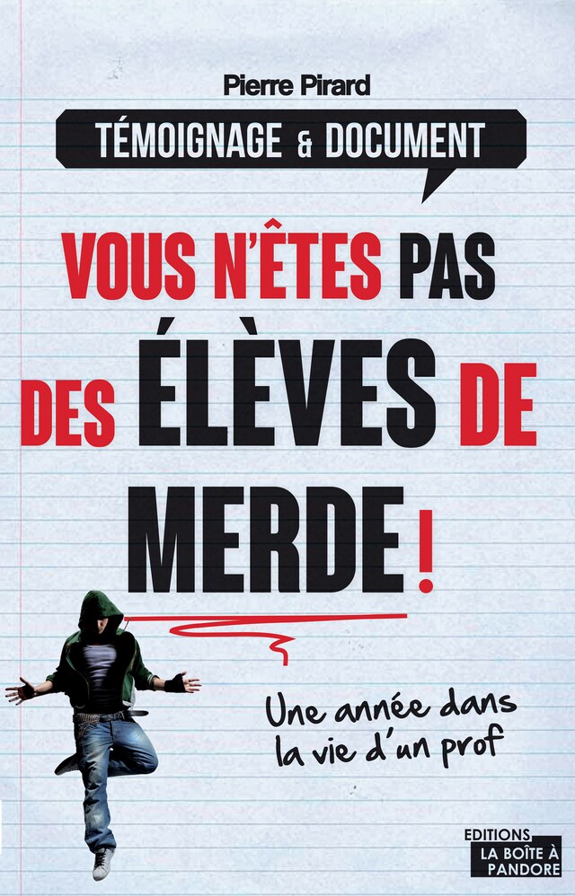 Book cover for Vous n'êtes pas des élèves de merde !