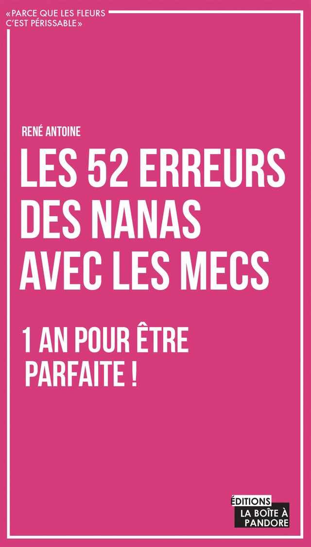 Book cover for Les 52 erreurs des nanas avec les mecs