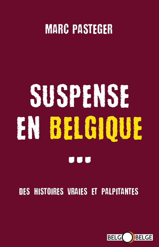 Boekomslag van Suspense en Belgique