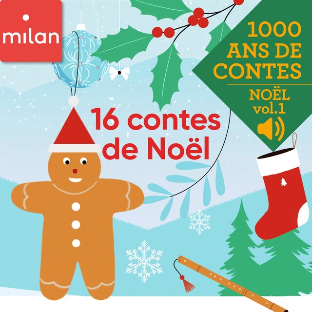 Book cover for Mille ans de contes - 16 contes de Noël, Vol. 1