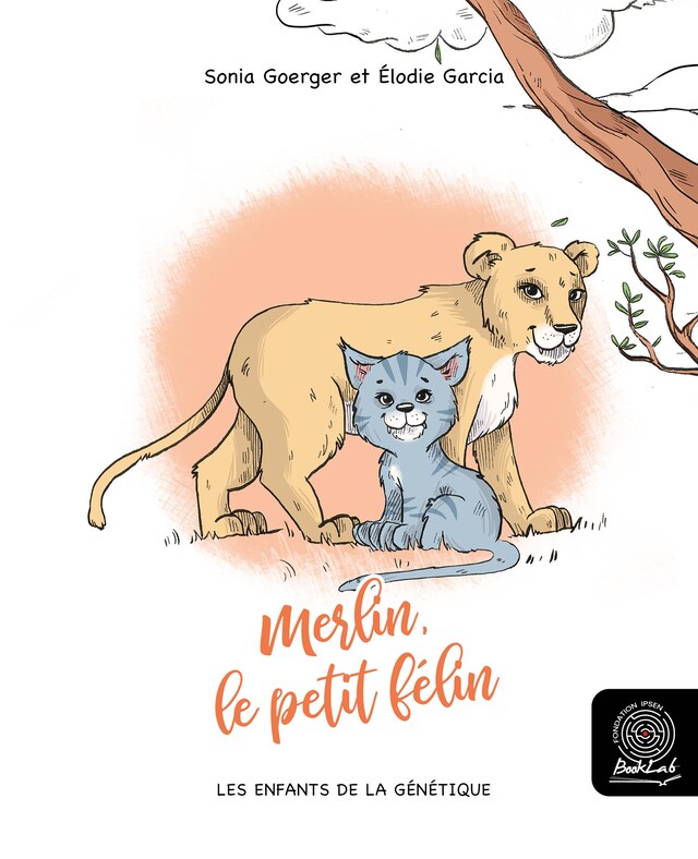 Buchcover für Merlin, le petit félin