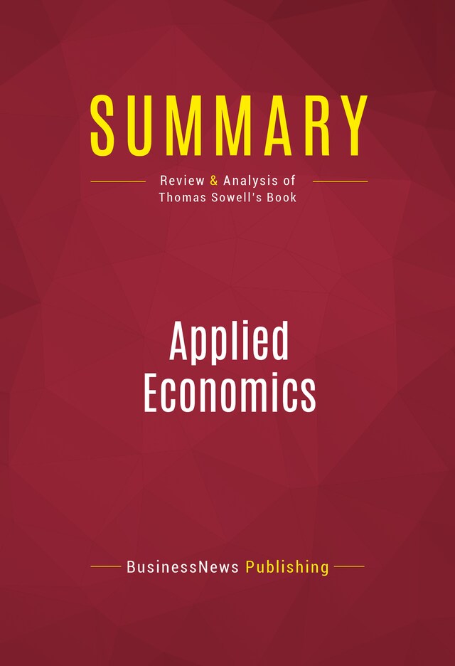 Buchcover für Summary: Applied Economics